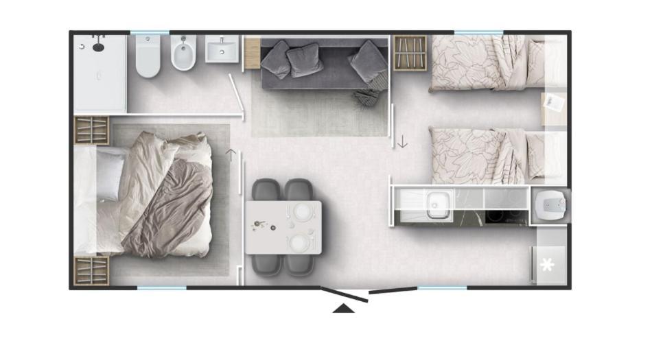 Hotel Park E Mobil Home Sottomarina Bagian luar foto